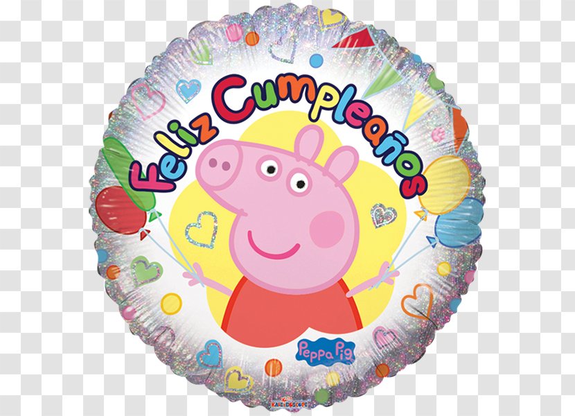 Toy Balloon George Pig Winnie-the-Pooh Birthday Transparent PNG