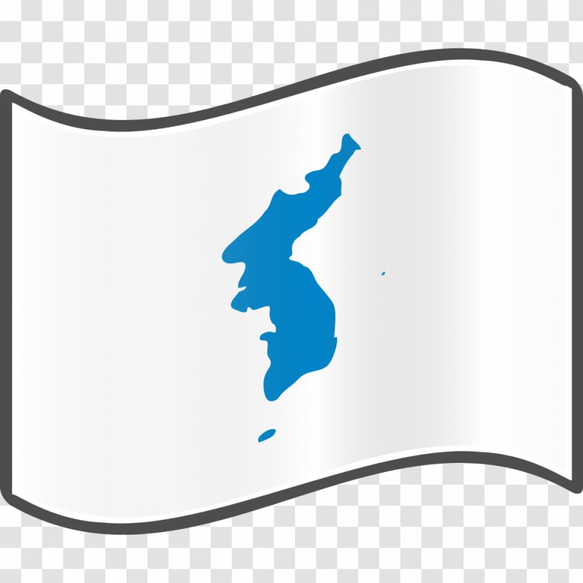 North Korea Flag Of South Korean Unification - Pixel Transparent PNG