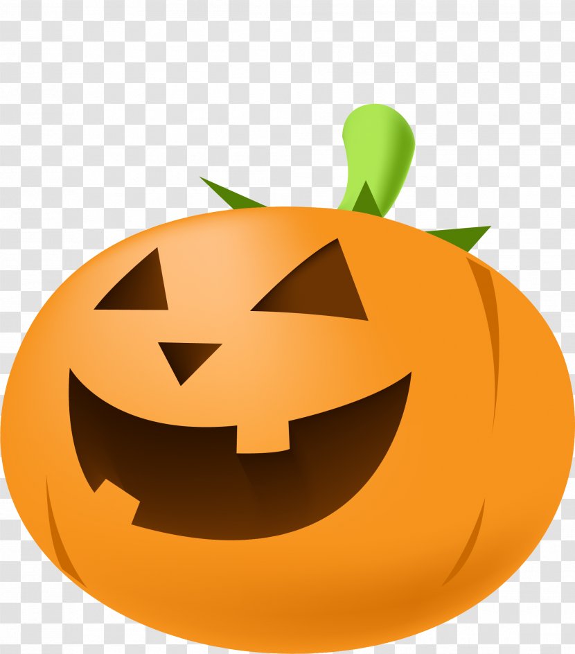 Halloween Character Cartoon Jack-o-lantern - Food - Simple Yellow Pumpkin Head Transparent PNG
