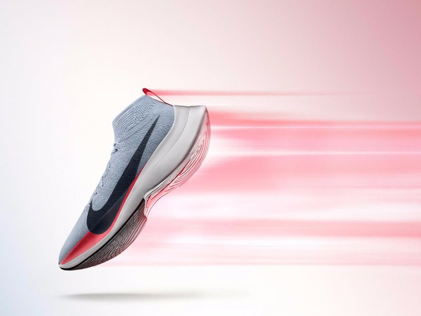 Breaking2 Nike Marathon Sneakers Shoe - Brand - Running Shoes Transparent PNG