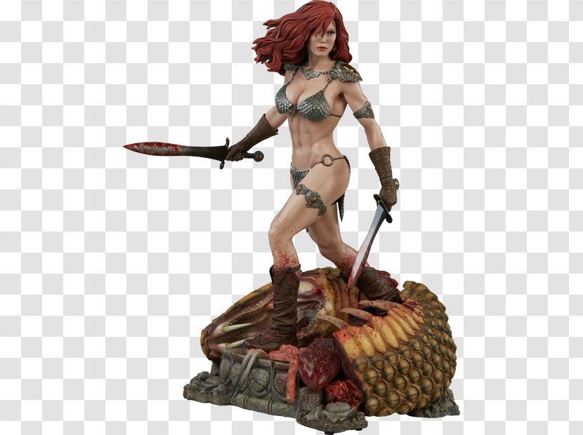 Red Sonja Conan The Barbarian Sideshow Collectibles Figurine Sculpture Transparent PNG