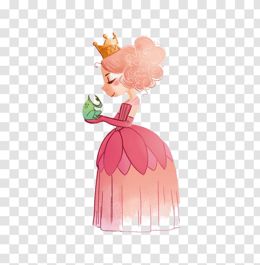 The Frog Prince Princess Illustration - Ifwe - Hand-painted Transparent PNG