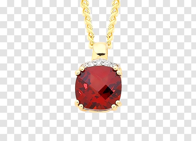 Necklace Locket RED.M - Garnet Pearl Jewelry Designs Transparent PNG