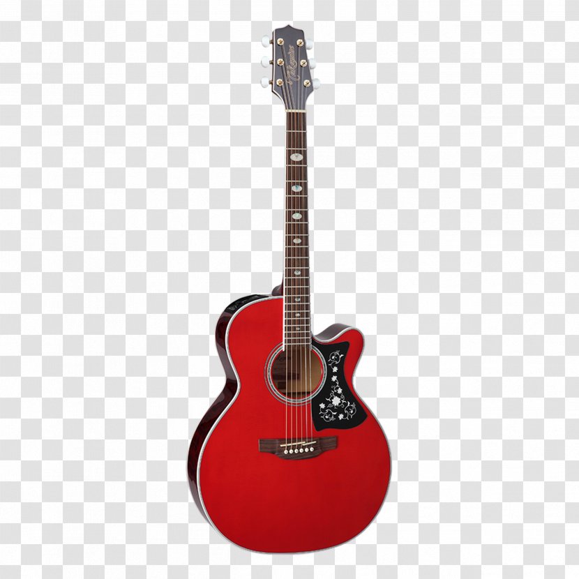 Acoustic-electric Guitar Acoustic Takamine Guitars - Silhouette Transparent PNG