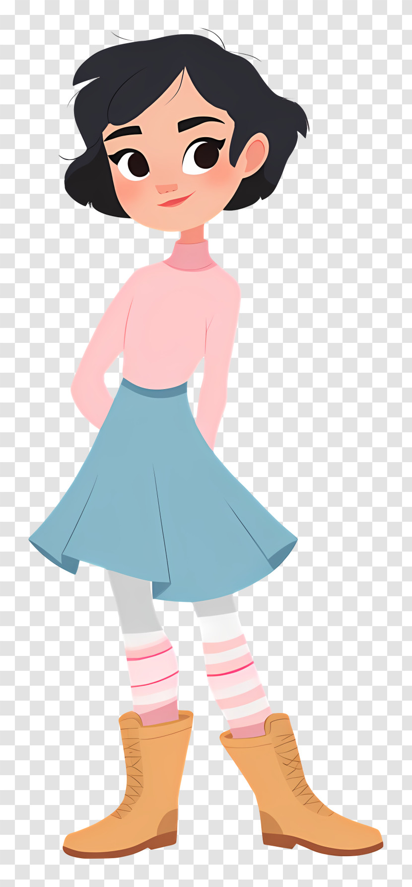Esther Hopkins - Cute Girl In Pastel Outfit Transparent PNG