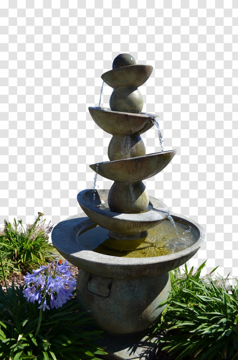 Drinking Fountains Water Feature - Garden - Fountain Transparent PNG