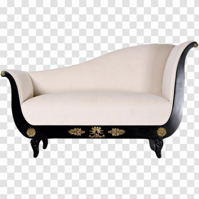 Chair Daybed Chaise Longue Couch Upholstery - Regency Era Transparent PNG