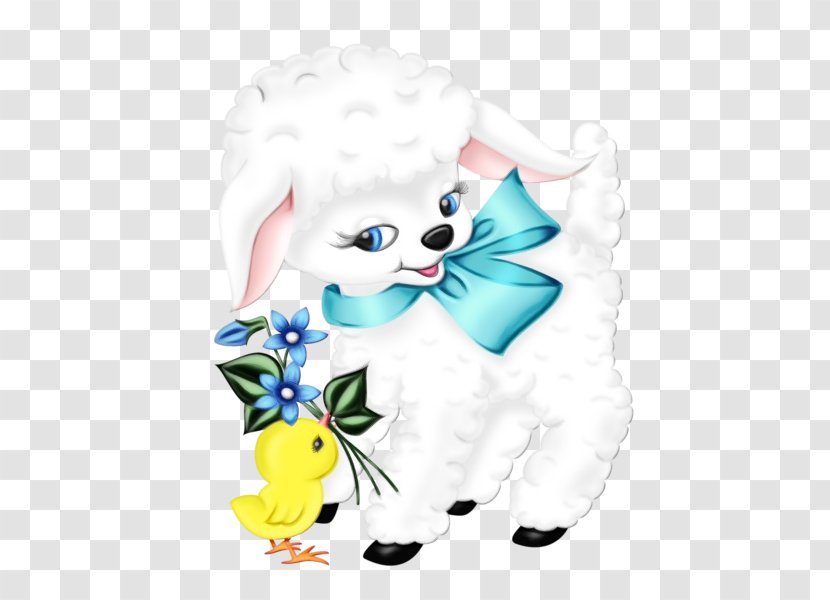 Easter Egg Background - Wet Ink - Bichon Puppy Transparent PNG