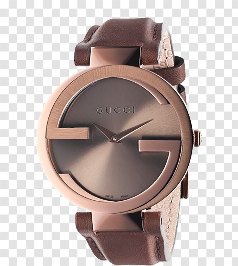 Gucci Interlocking Watch Strap Leather - Guccio Transparent PNG