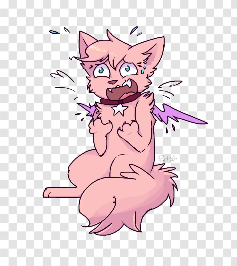 Whiskers Cat Illustration Legendary Creature Paw - Flower - Funny Stressed Out Freaked Transparent PNG