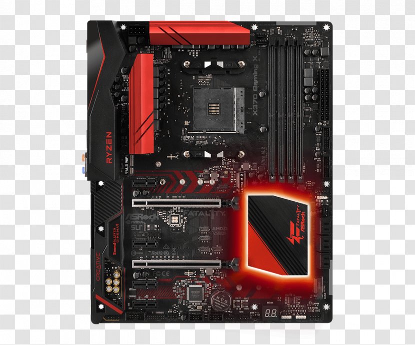 Socket AM4 ASRock A320M Motherboard AB350 PRO4 AB350M-HDV - Computer Component - CPU Transparent PNG