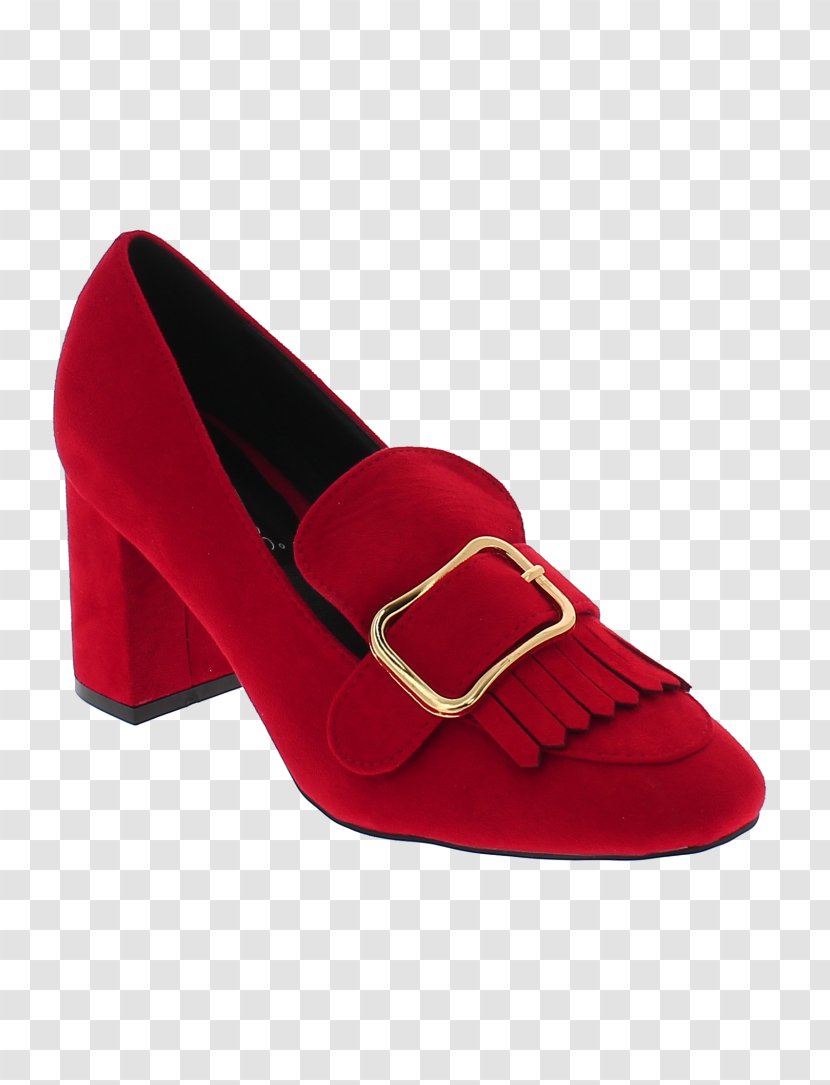 Court Shoe High-heeled Sandal Red - Mule Transparent PNG