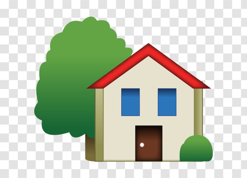 Emoji House Sticker - Building - Cottage Transparent PNG