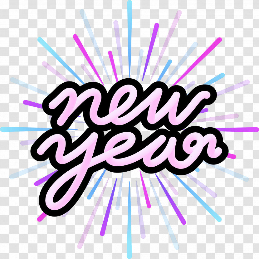 Happy New Year New Year Transparent PNG