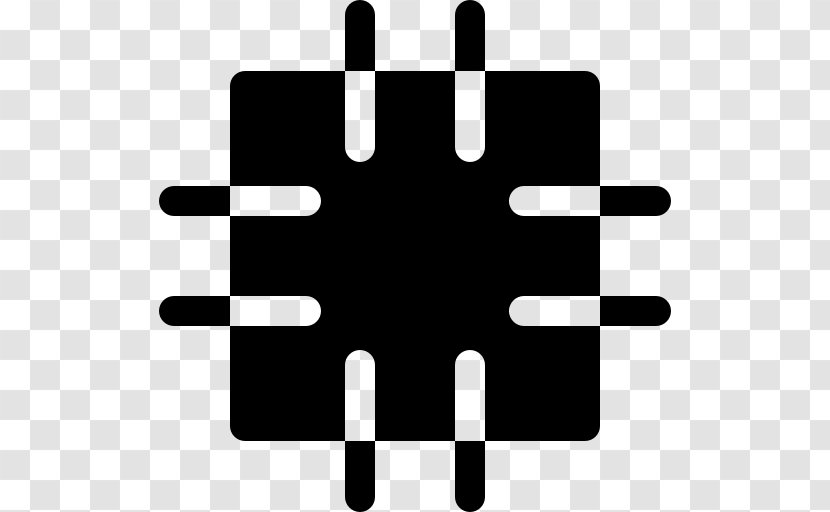 Rectangle Black And White Interface - Symbol Transparent PNG