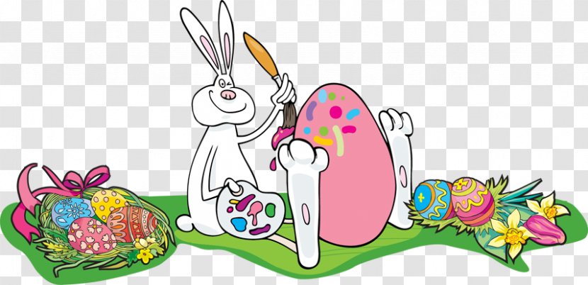 Easter Bunny Egg Clip Art - Seasons Greetings Transparent PNG