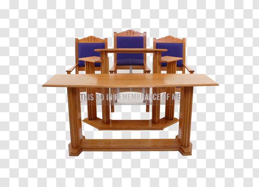 Table Pulpit Lectern Church Furniture - Sanctuary - Wooden Podium Transparent PNG