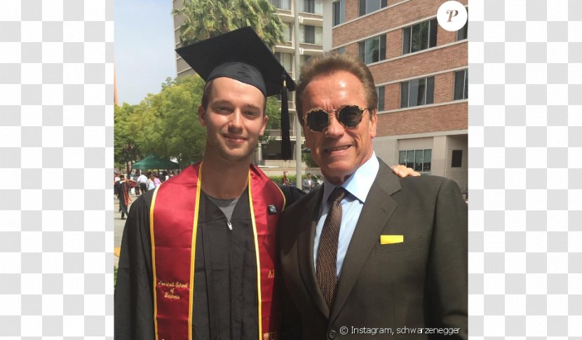 Patrick Schwarzenegger University Of Southern California USC Marshall School Business The Terminator Model - Diploma - Arnold Transparent PNG