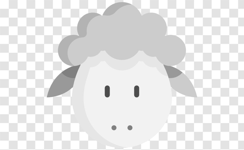 Snout Sky Plc Animated Cartoon - Head - Black And White Transparent PNG