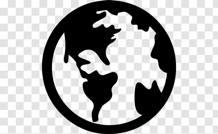 Earth Symbol Drawing - Monochrome Transparent PNG