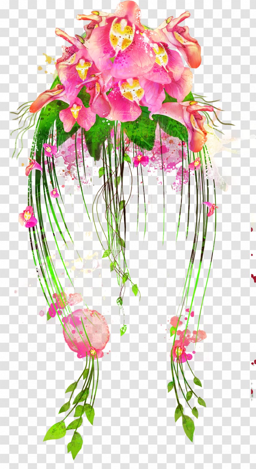 Computer File - Art - Flower Vine Transparent PNG