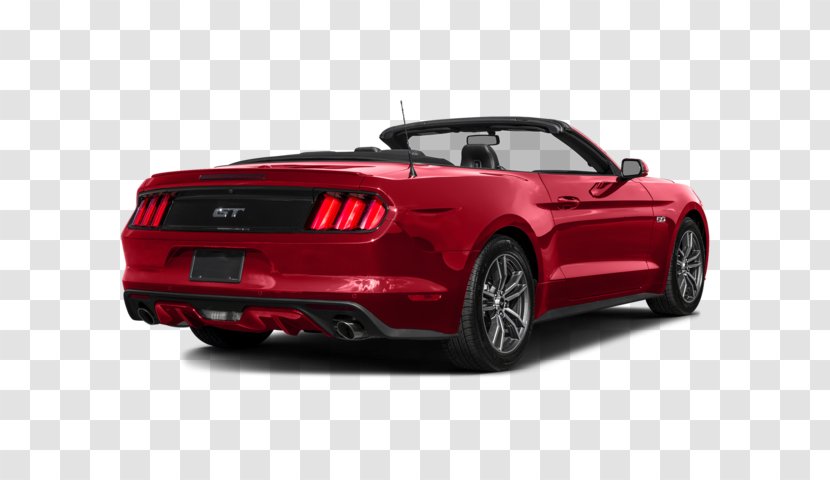 2017 Ford Mustang GT Premium Automatic Convertible 2016 EcoBoost - Hood Transparent PNG