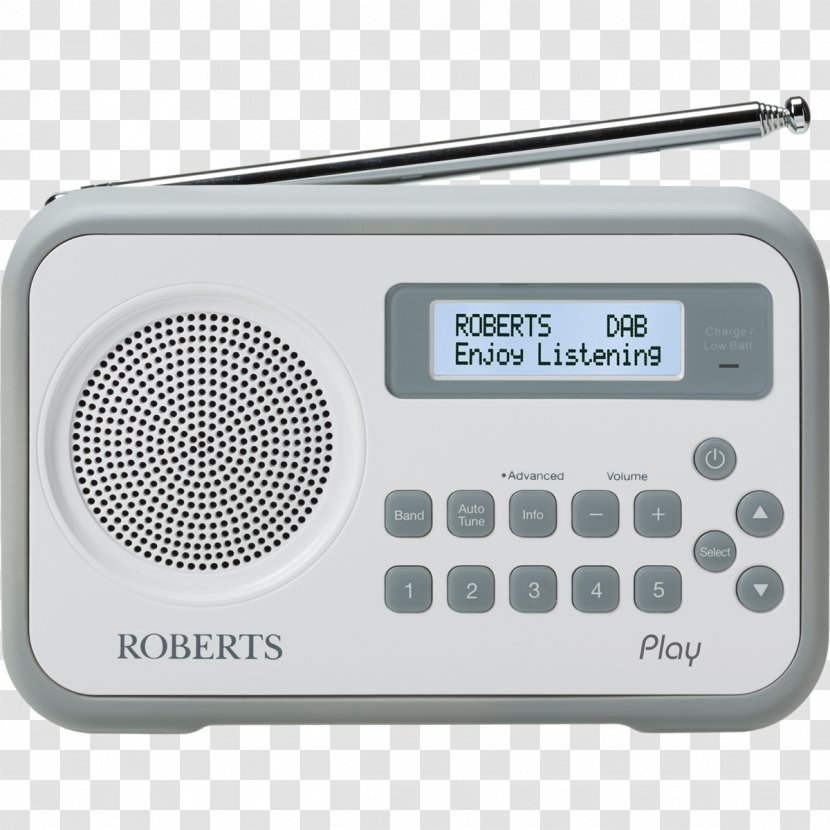 Roberts Play DAB Radio Digital Audio Broadcasting Transparent PNG