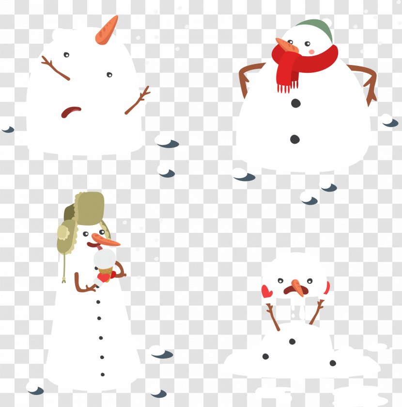 Snowman Clip Art - Watercolor - White Creative Cartoon Transparent PNG