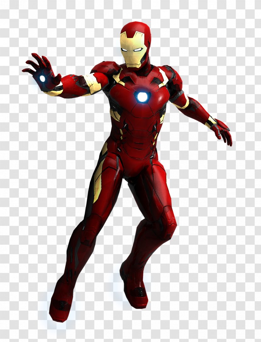 Iron Man Superhero DeviantArt Work Of Art - Action Figure Transparent PNG