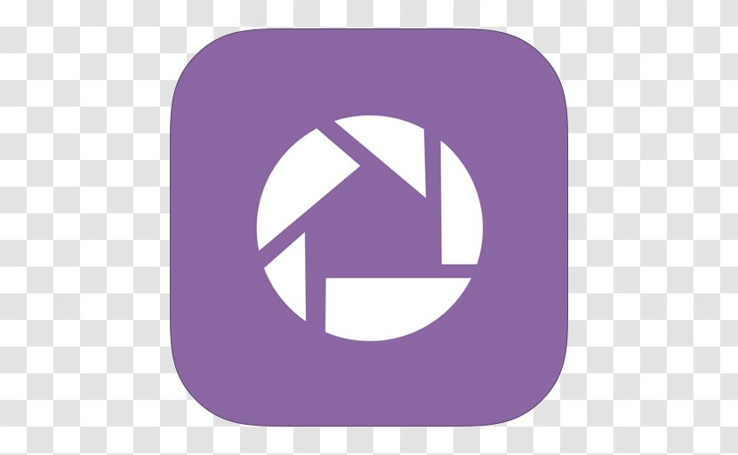 Purple Symbol - MetroUI Google Picasa Transparent PNG