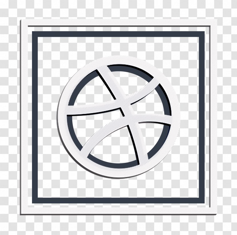Dribbble Icon Logo Media - Rim - Cross Transparent PNG