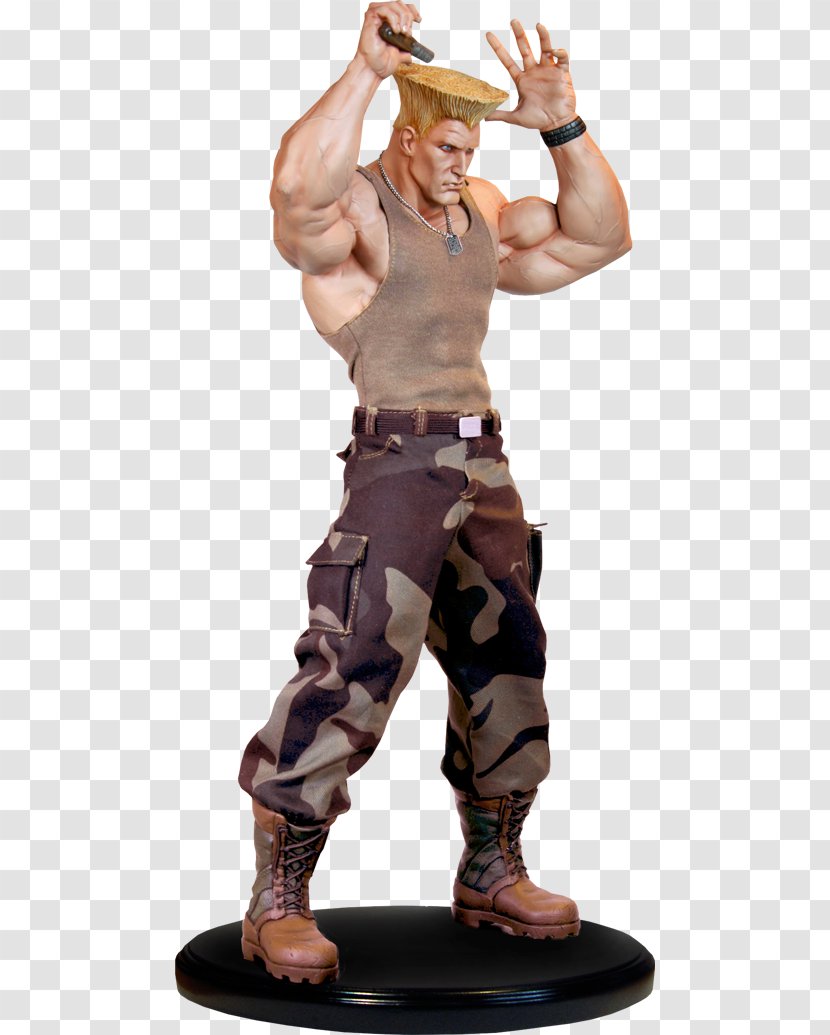 Street Fighter II: The World Warrior Guile Figurine Statue - Muscle - Culture Shock Transparent PNG