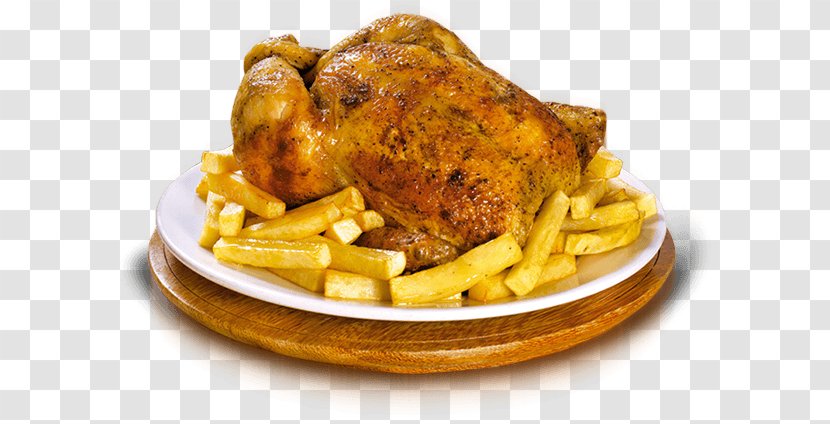 Pollo A La Brasa Roast Chicken Peruvian Cuisine French Fries - Food Transparent PNG