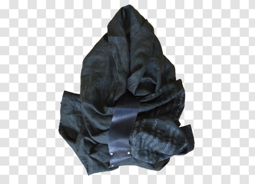 Scarf - Fur - Black Transparent PNG