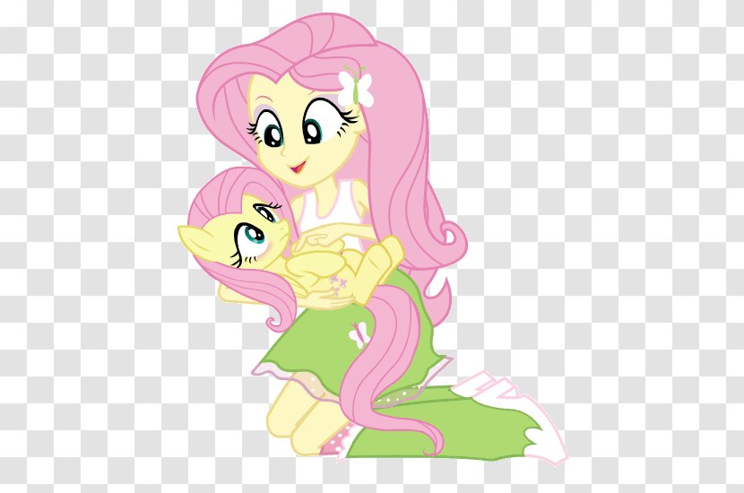 Fluttershy Applejack Pinkie Pie Equestria - Flower - Cute 0 Yuan Spike Transparent PNG