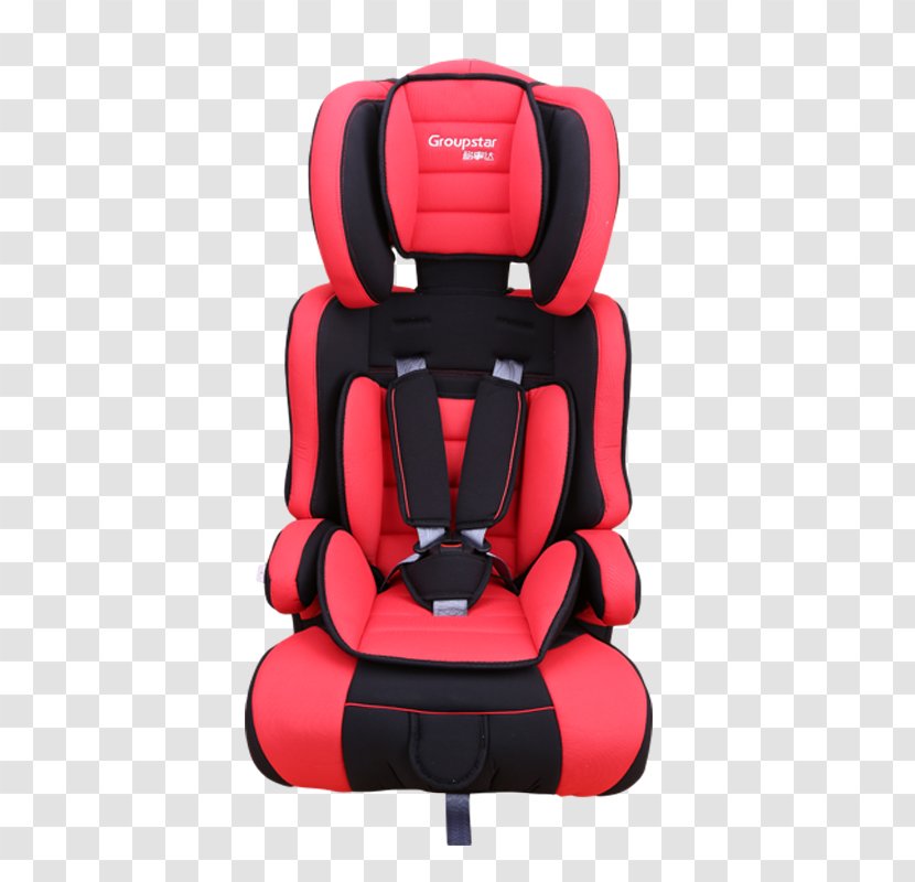 Car Child Safety Seat - Red Baby Seats Transparent PNG