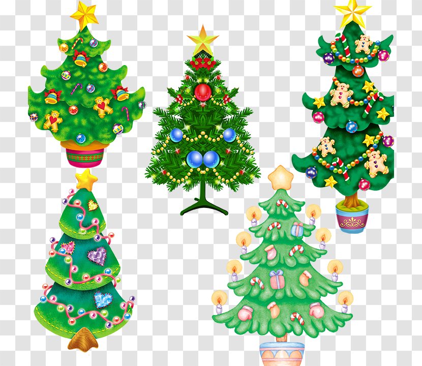 Christmas Tree - Spruce - Psd Layered Material Free Download Transparent PNG