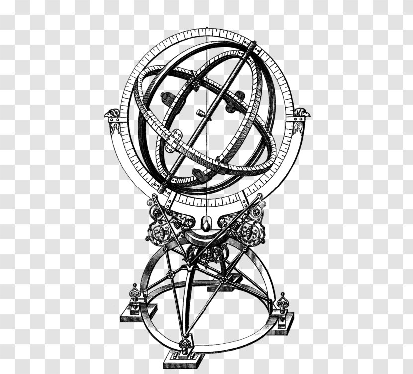 Armillary Sphere Sidereus Nuncius Sextant Astrolabe - Copernican Revolution - Art Transparent PNG