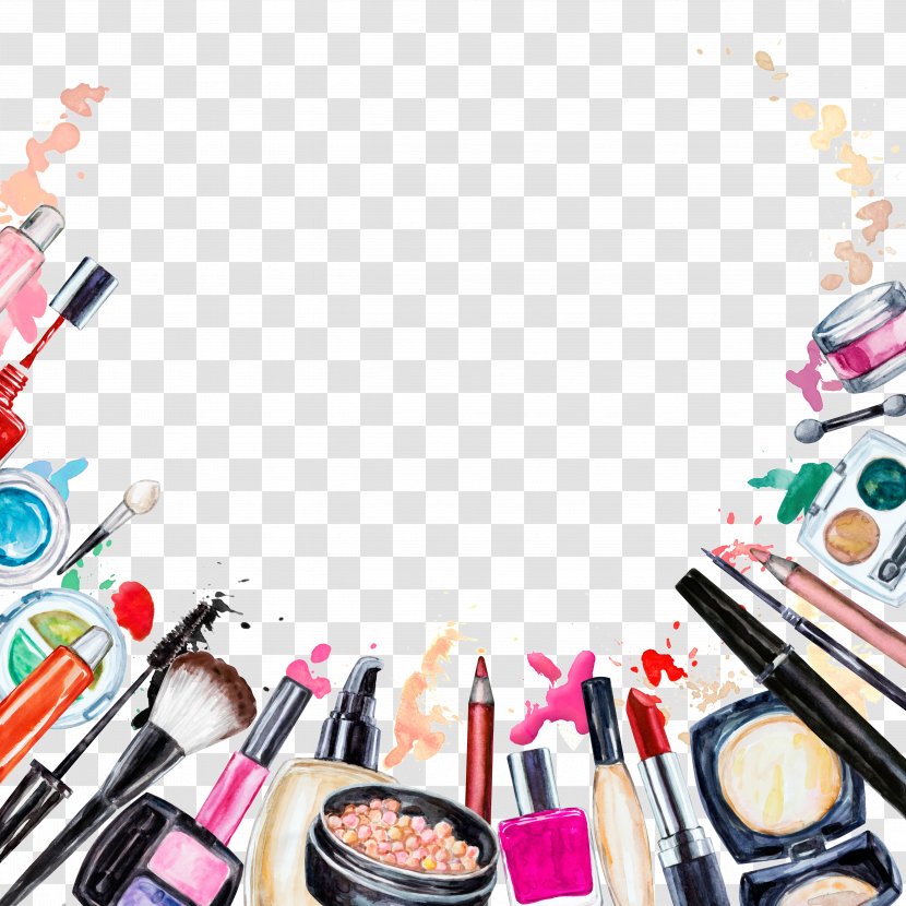 Cosmetics Beauty Lipstick Makeup Brush Eye Shadow - Brand - Creative Tools Transparent PNG