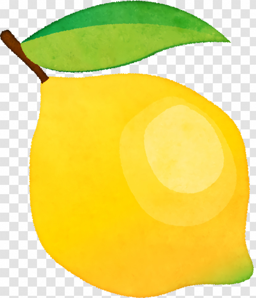 Pear Yellow Lemon Apple Transparent PNG