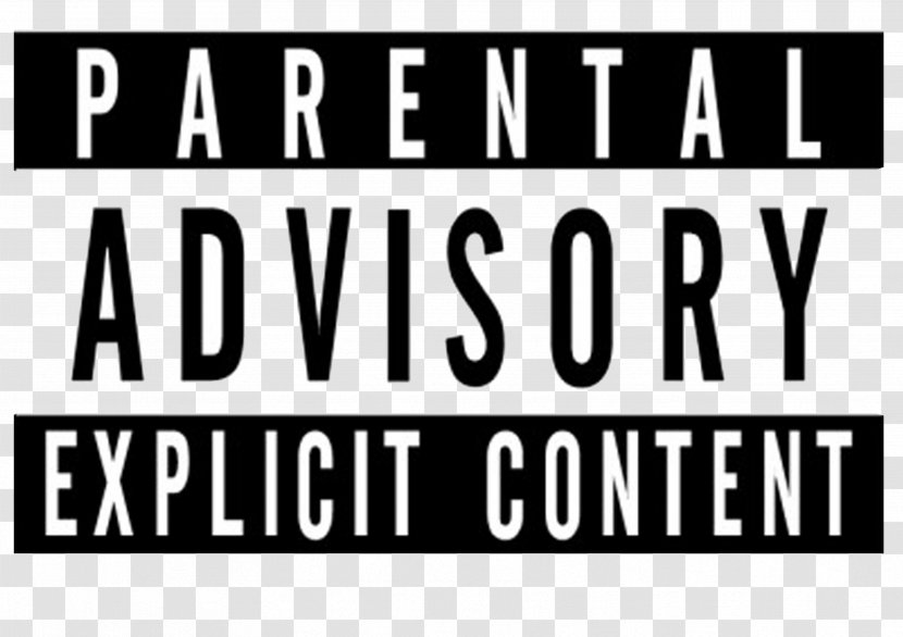 Parental Advisory Decal Logo - Silhouette - Watercolor Transparent PNG