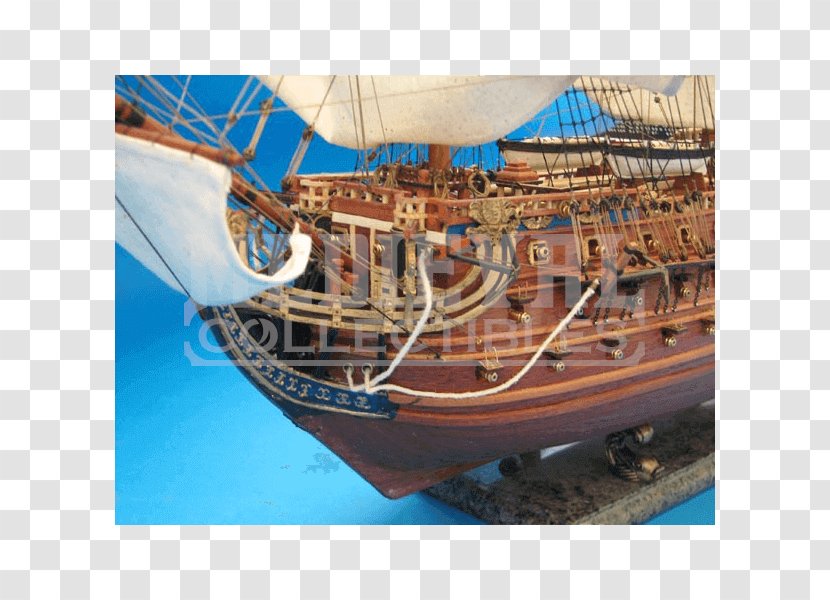 Brig Galleon Ship Model Of The Line - Galeas - Replica Transparent PNG
