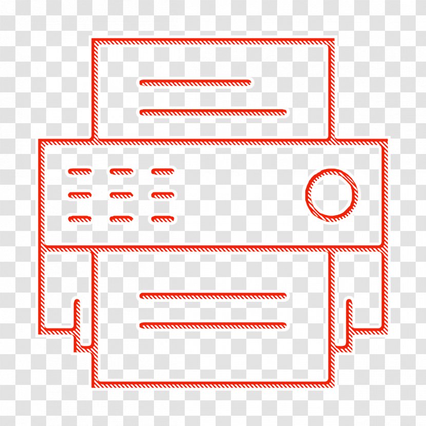 Fax Icon Essential Set - Text - Diagram Rectangle Transparent PNG