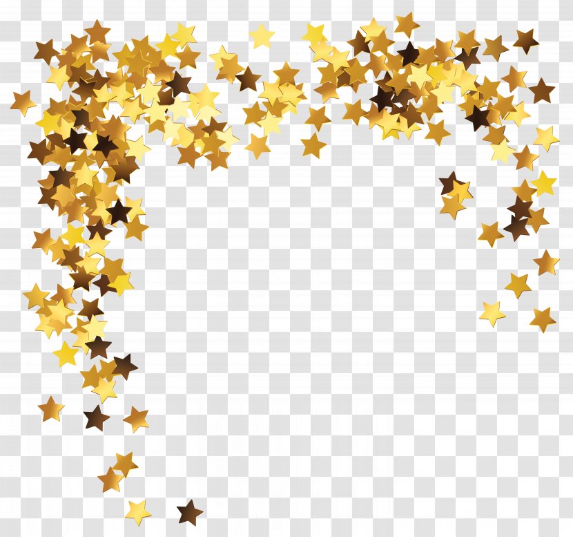 Star Gold Clip Art - Twinkling - Cliparts Background Transparent PNG