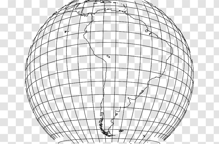 Globe Earth Meridian Grid Transparent PNG