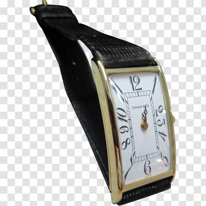 Cartier Tank Watch Strap Gold Transparent PNG