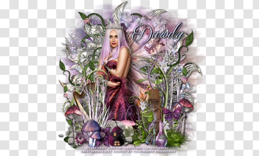 Fairy Flower Lilac - Mythical Creature Transparent PNG