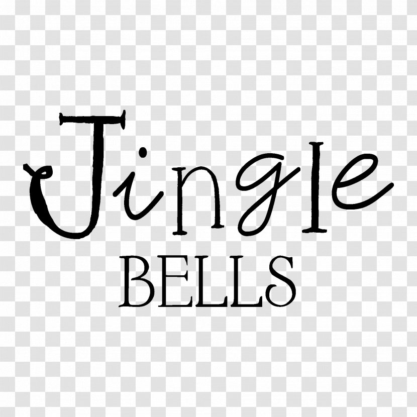 Logo Text Decal Christmas Whimsical Jingle Bells - Brand Transparent PNG