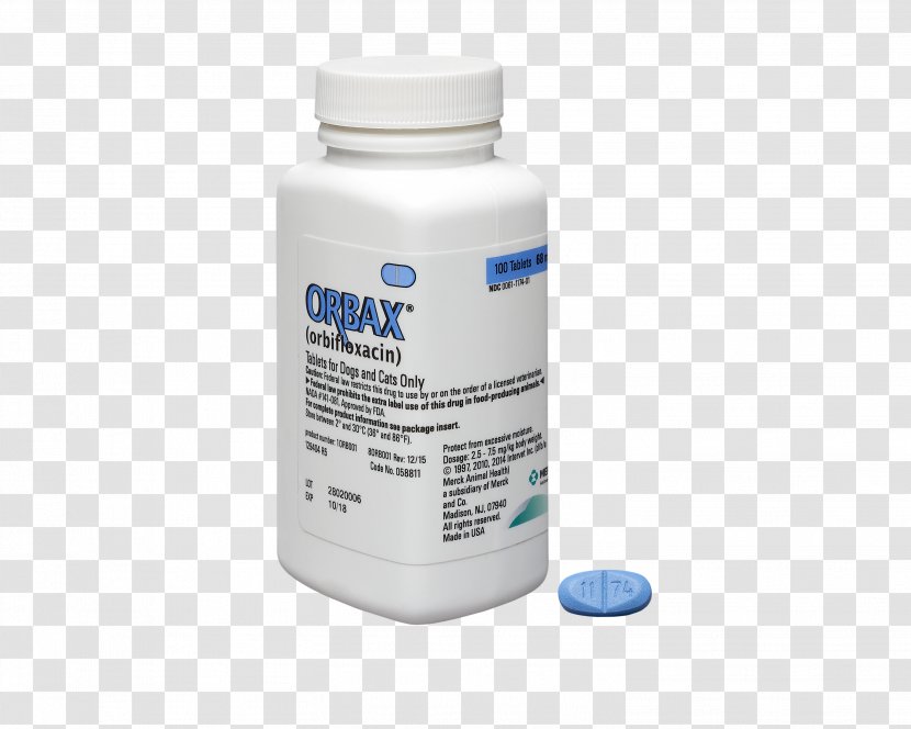 Orbifloxacin Pharmaceutical Drug Antibiotics Tablet Dog - Liquid Transparent PNG