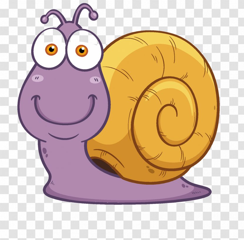 Snail Vector Graphics Image Drawing Slug - Cartoon Transparent PNG